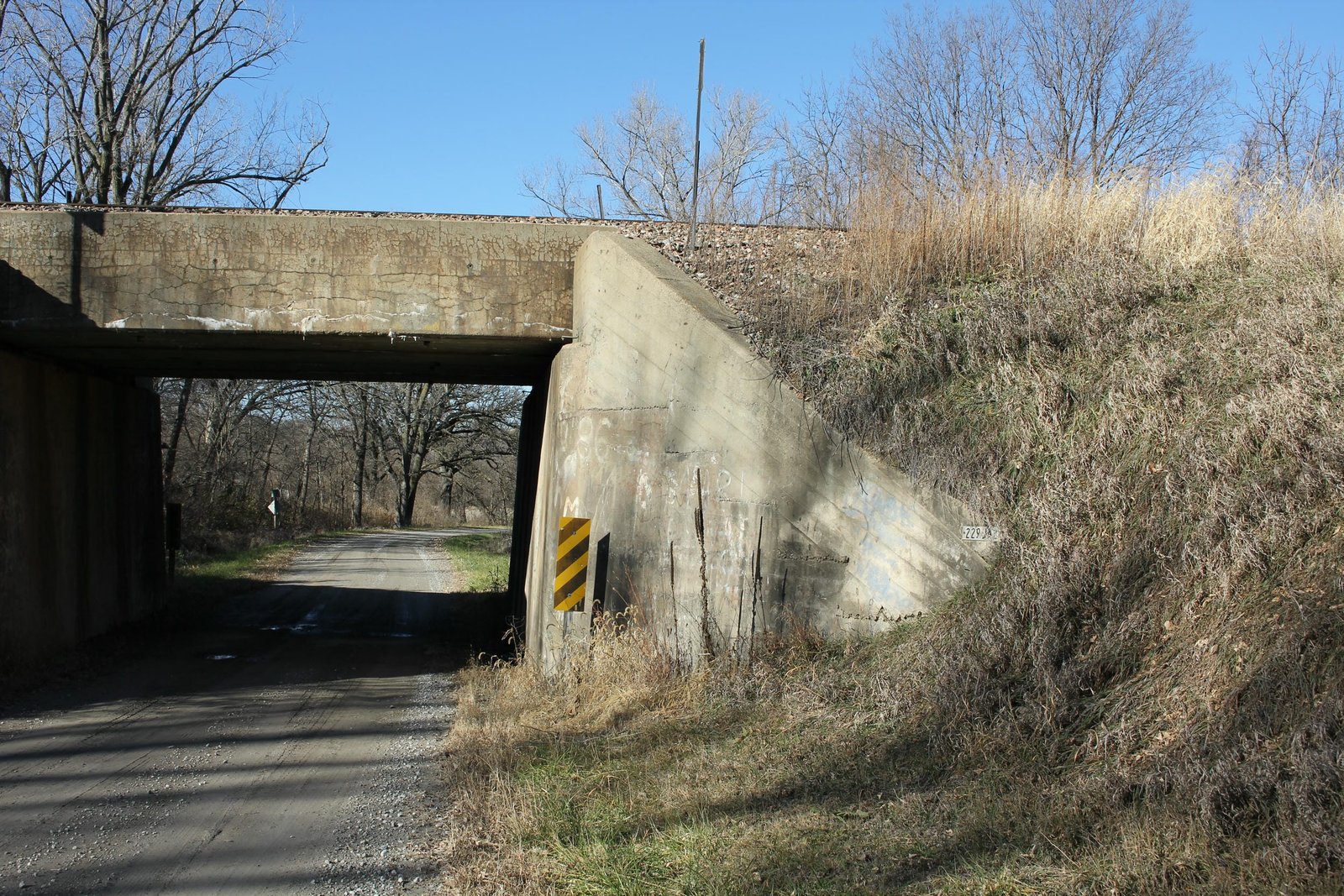 East abutment